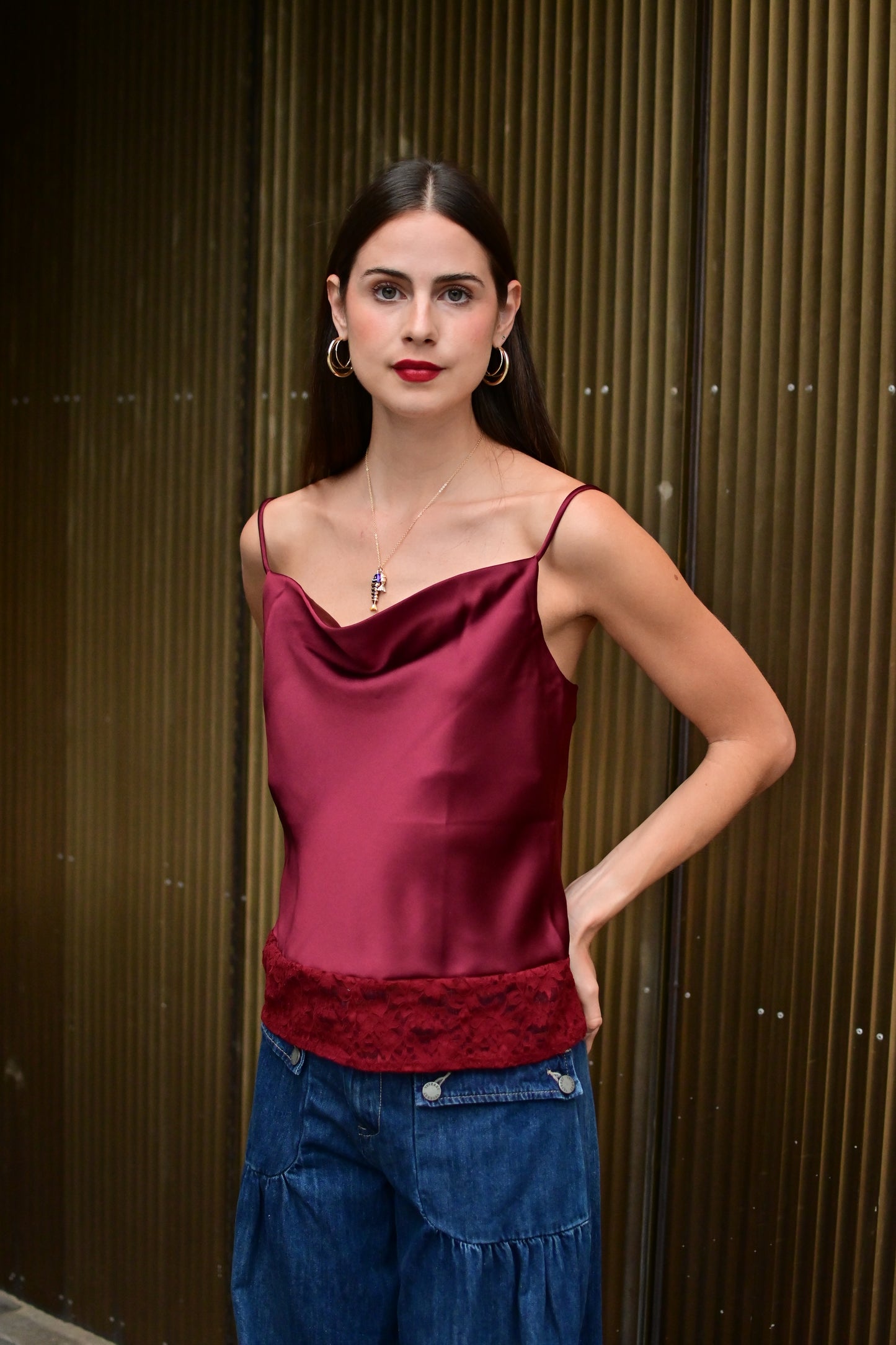 Blusa burgundy
