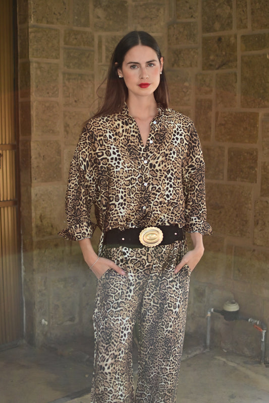 Camisa animal print