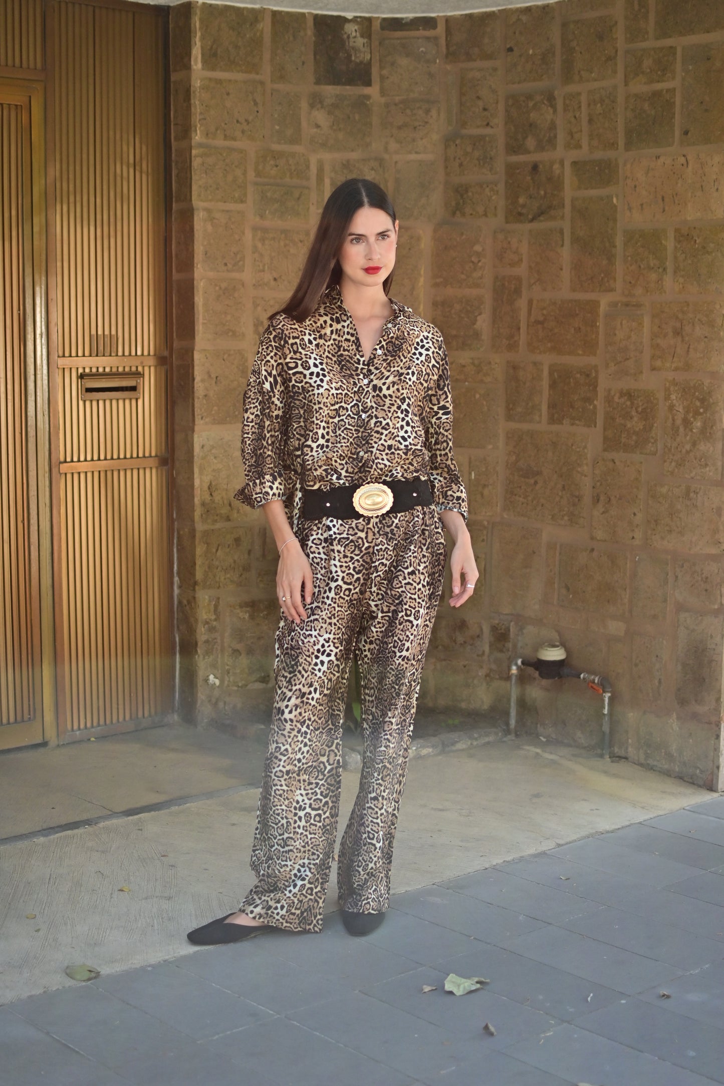 Pantalón animal print